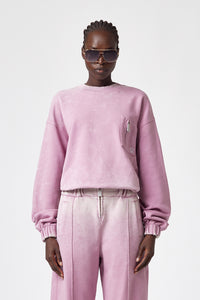 PINK // FELPA GIROCOLLO/CREWNECK
