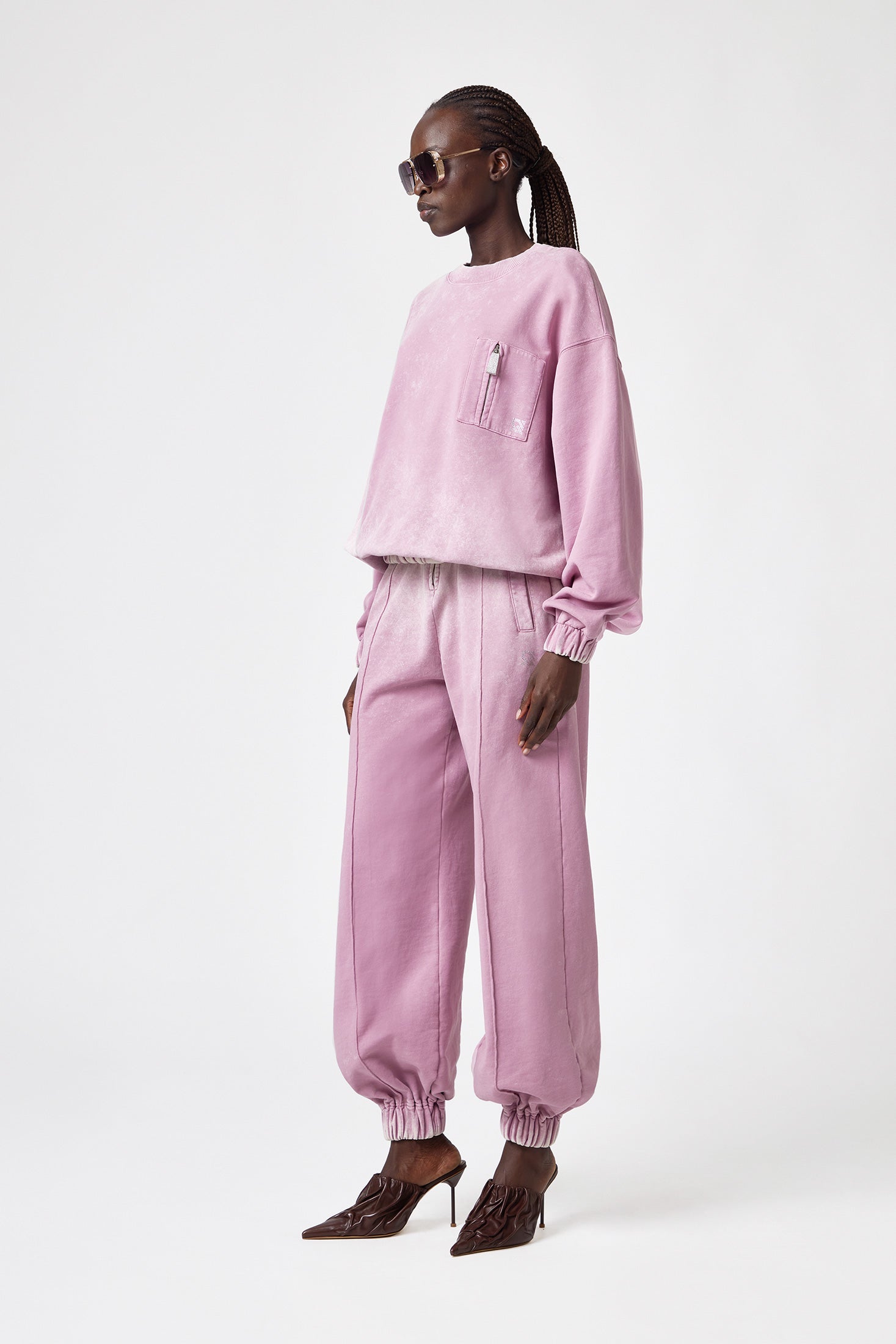 PINK // FELPA GIROCOLLO/CREWNECK