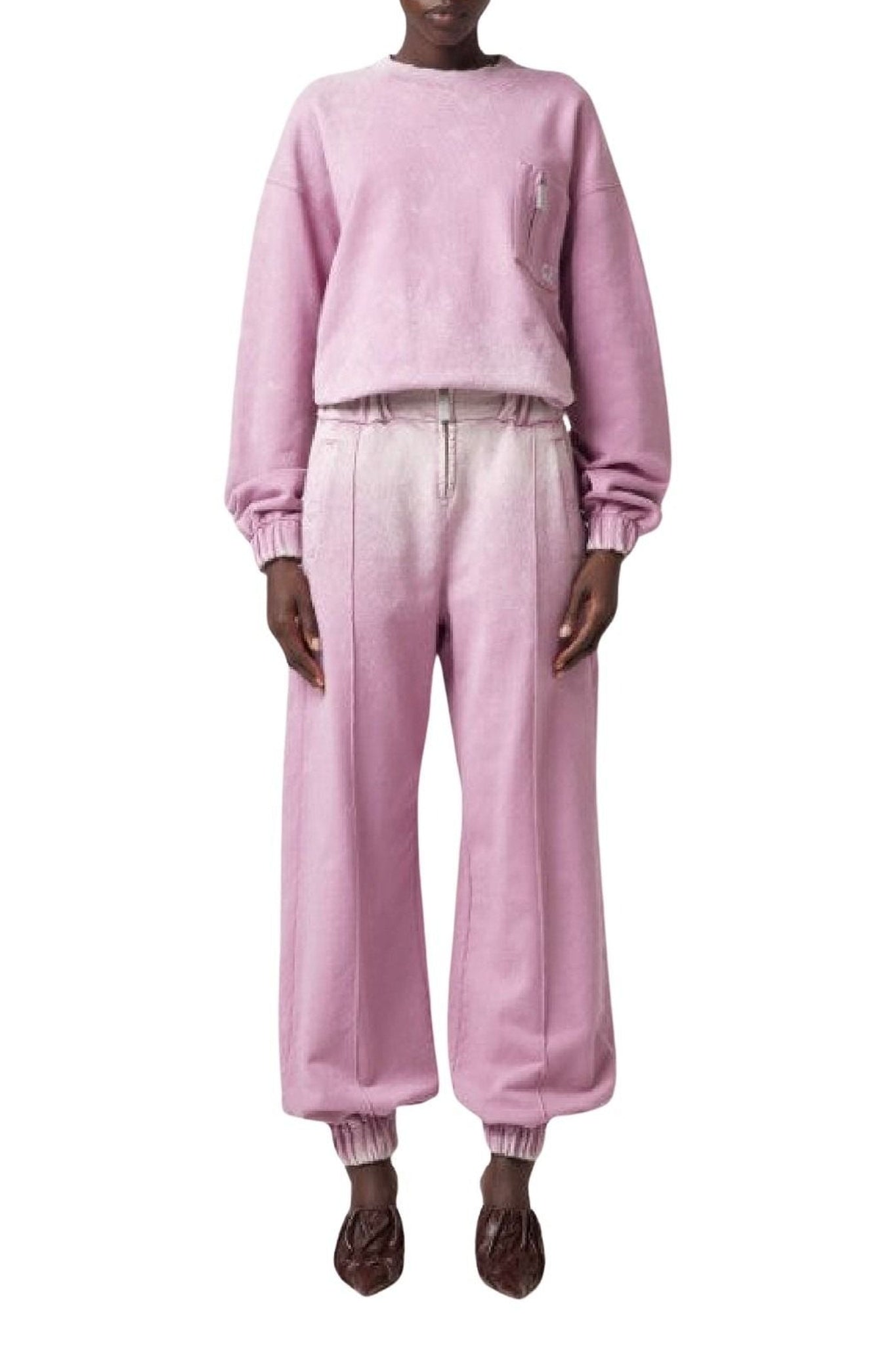 Sweat col rond - Pink
