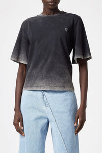 T-shirt effet délavé - Black