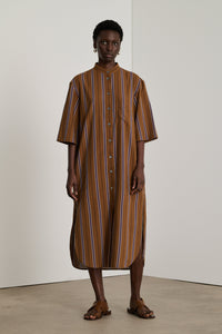 NOISETTE/VIOLET ROBE CHAINE & TRAME DEAUVILLE