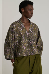 KAKI/LILAS BLOUSE ETEOCLE