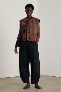 MARRON/NOIR BLOUSON ANEMONE