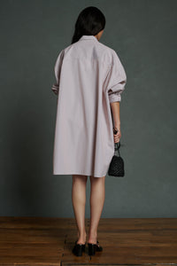 MARRON/ECRU ROBE CHAINE & TRAME AUTRICHE
