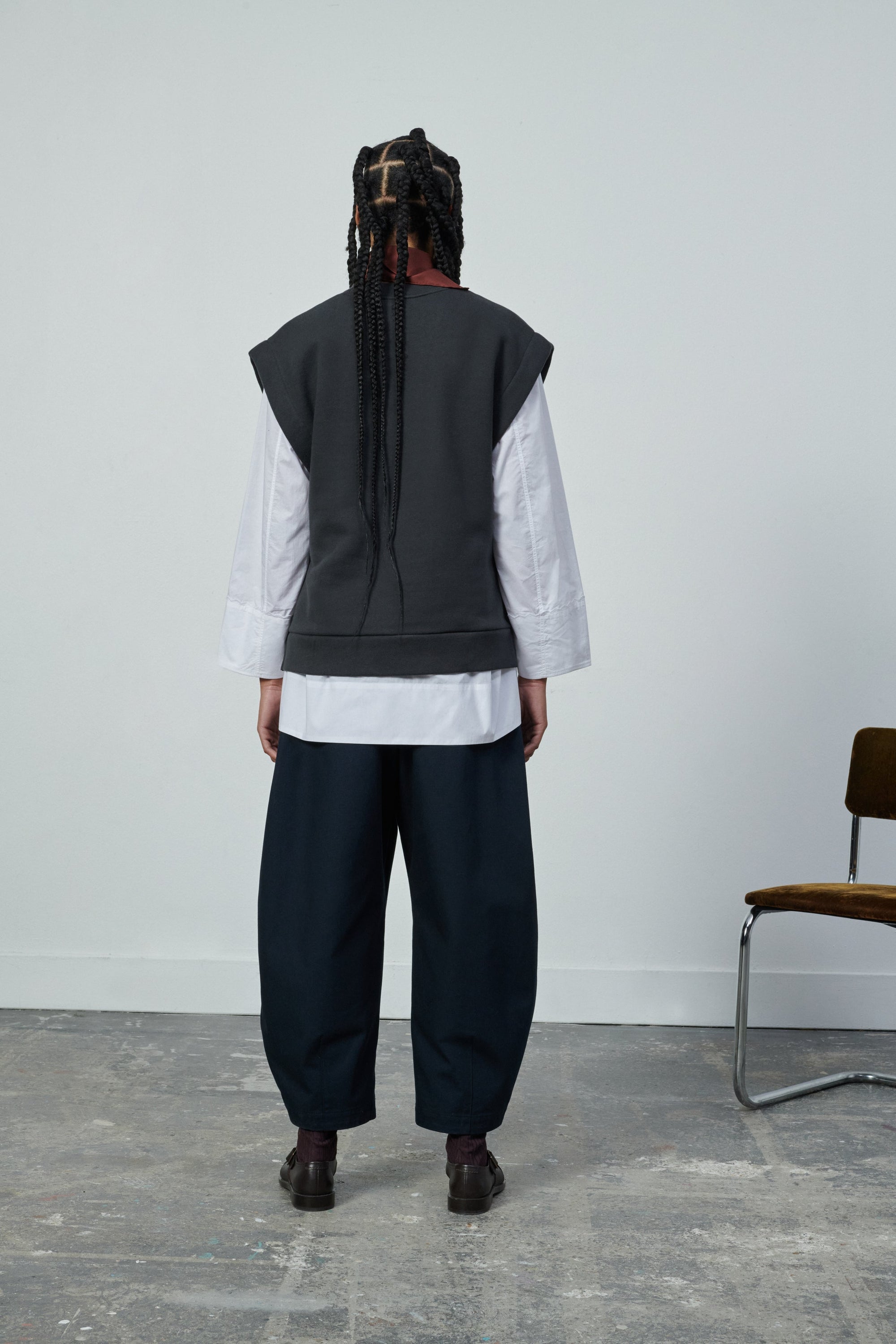 GRIS ANTHRACITE SWEAT WOODS