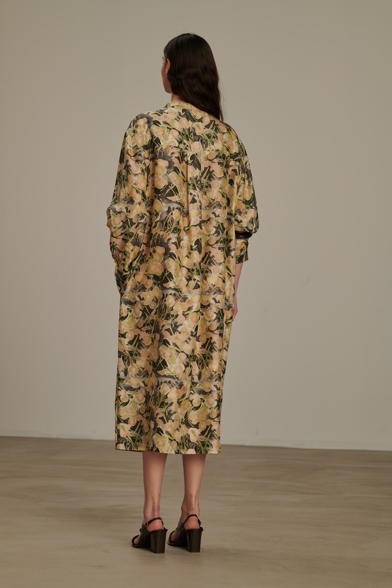 GRIS/VERT ROBE CHAINE & TRAME PHILOMENE