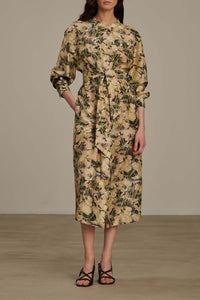 GRIS/VERT ROBE CHAINE & TRAME PHILOMENE