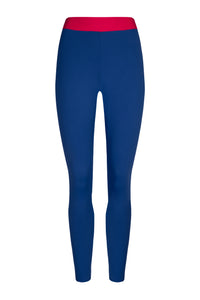 Amber Legging - Cobalt & Pink