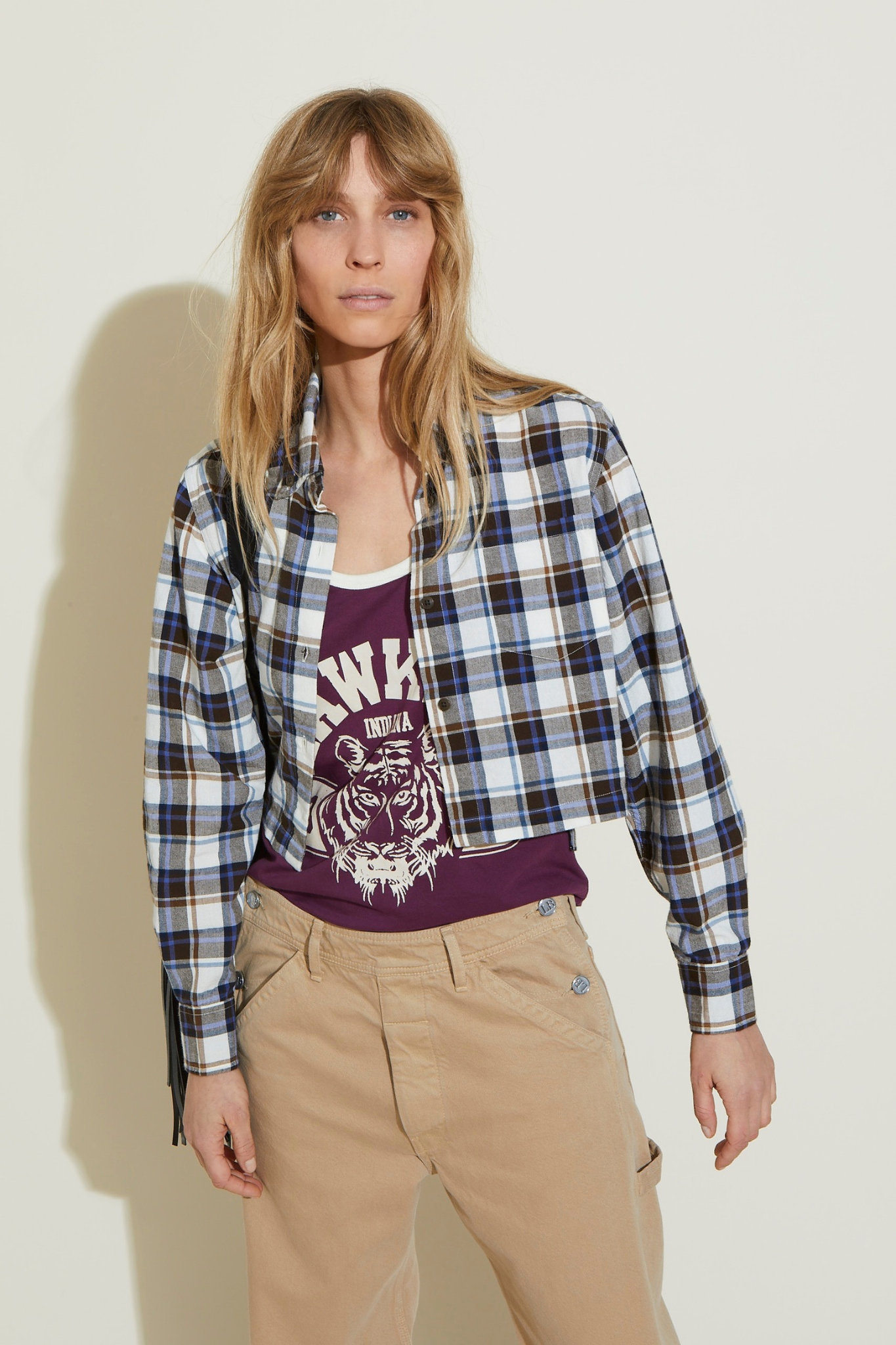 ZNOSTOCK_BEIGE SHIRT MARTA - Beige