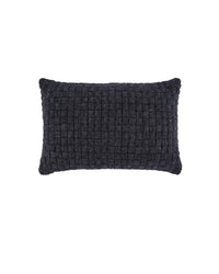 Coussin Kampur en coton - Black