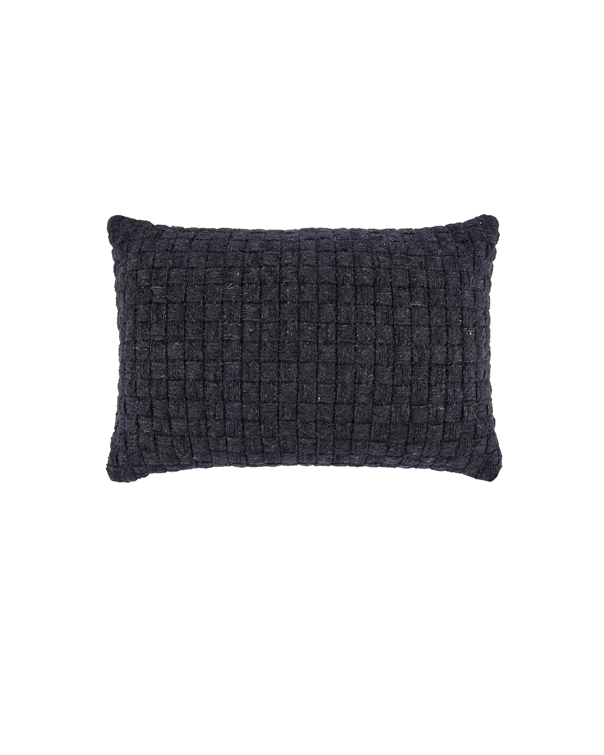 Coussin Kampur en coton - Black
