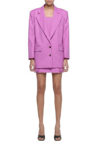 Blazer oversize en laine - Vibrant Lilac