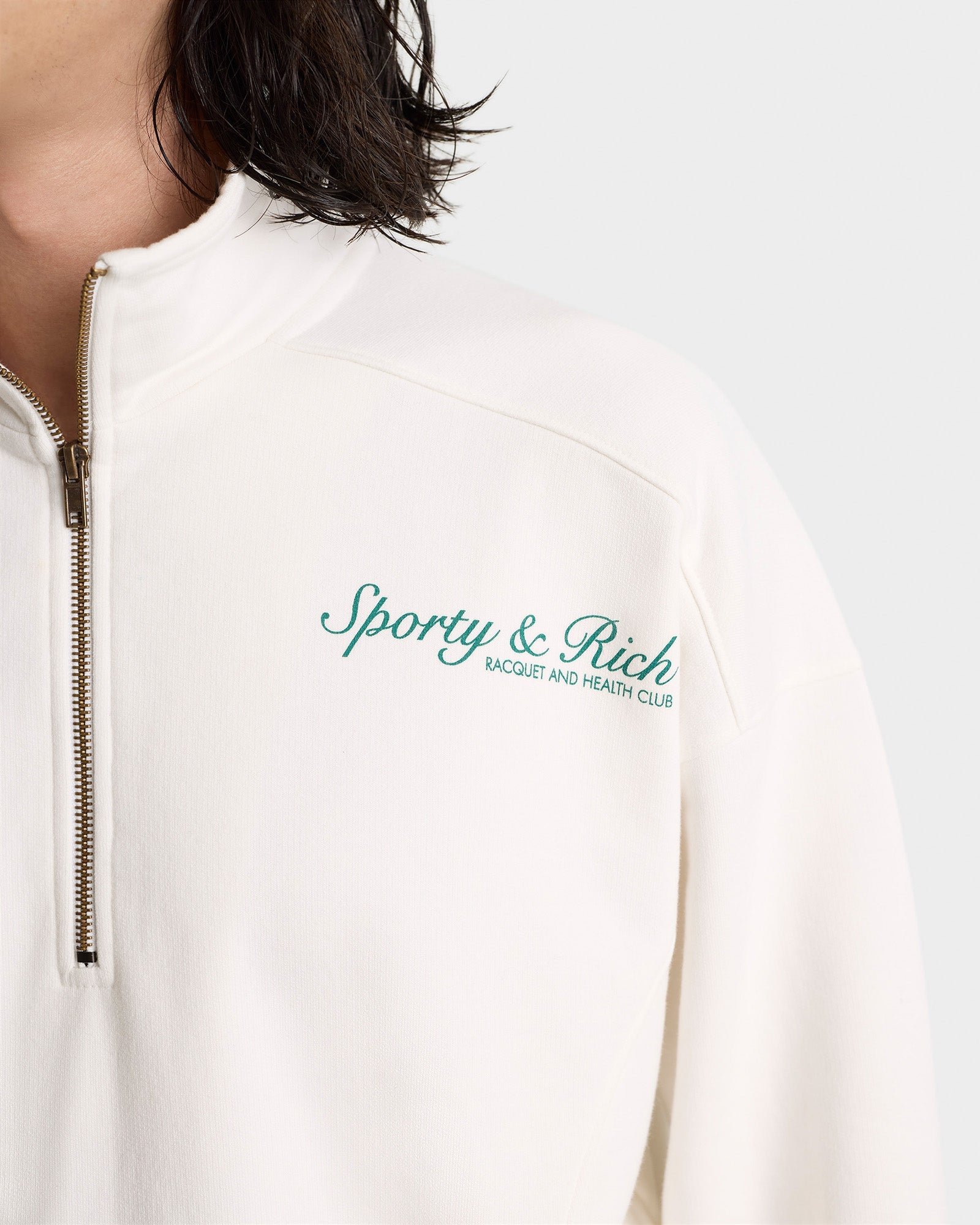 Sweatshirt à zip - White