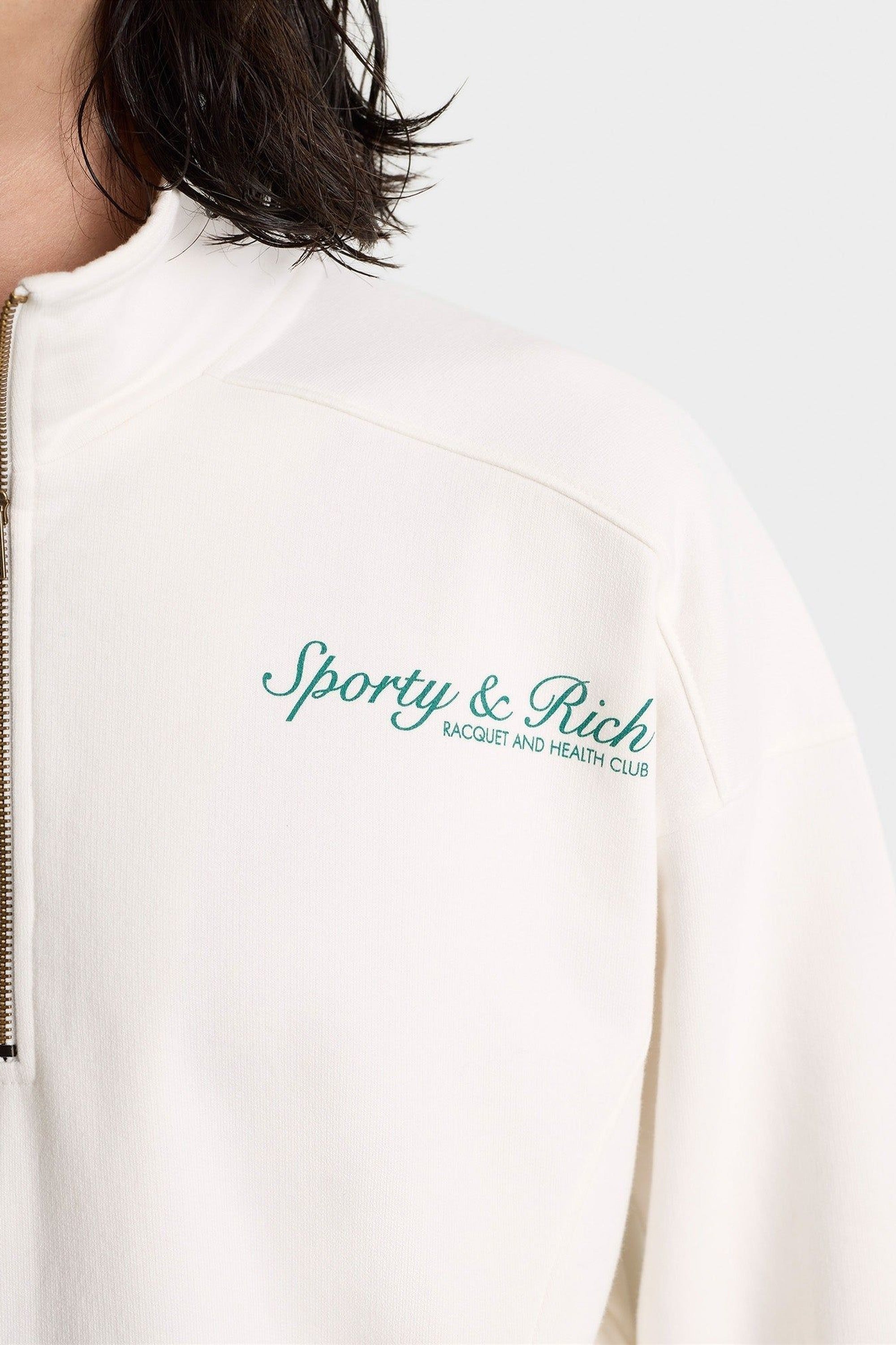 Sweatshirt à zip - White