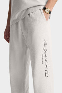 Pantalon de survêtement NY Health Club imprimé - Heather Gray