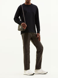 Réédition 5-pocket vinyl trousers - Chocolate