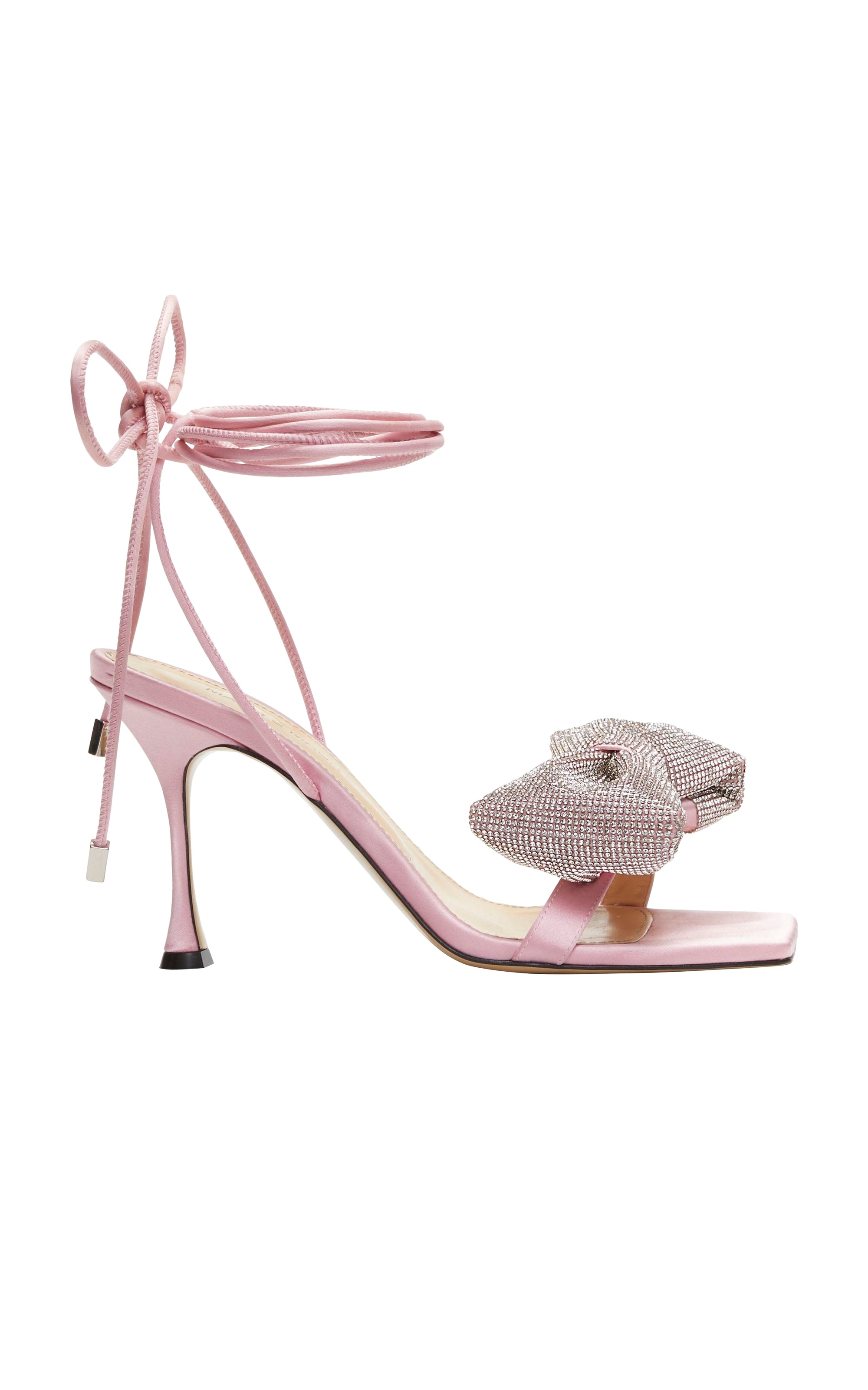 Nicole 95 rhinestone heel sandals - Pink