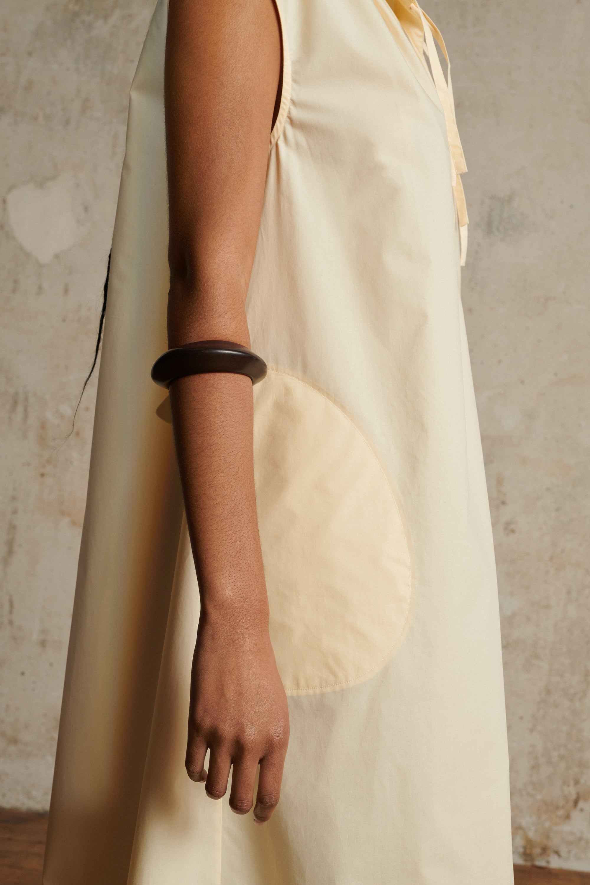 Robe Tamaris trapèze en coton - Crème