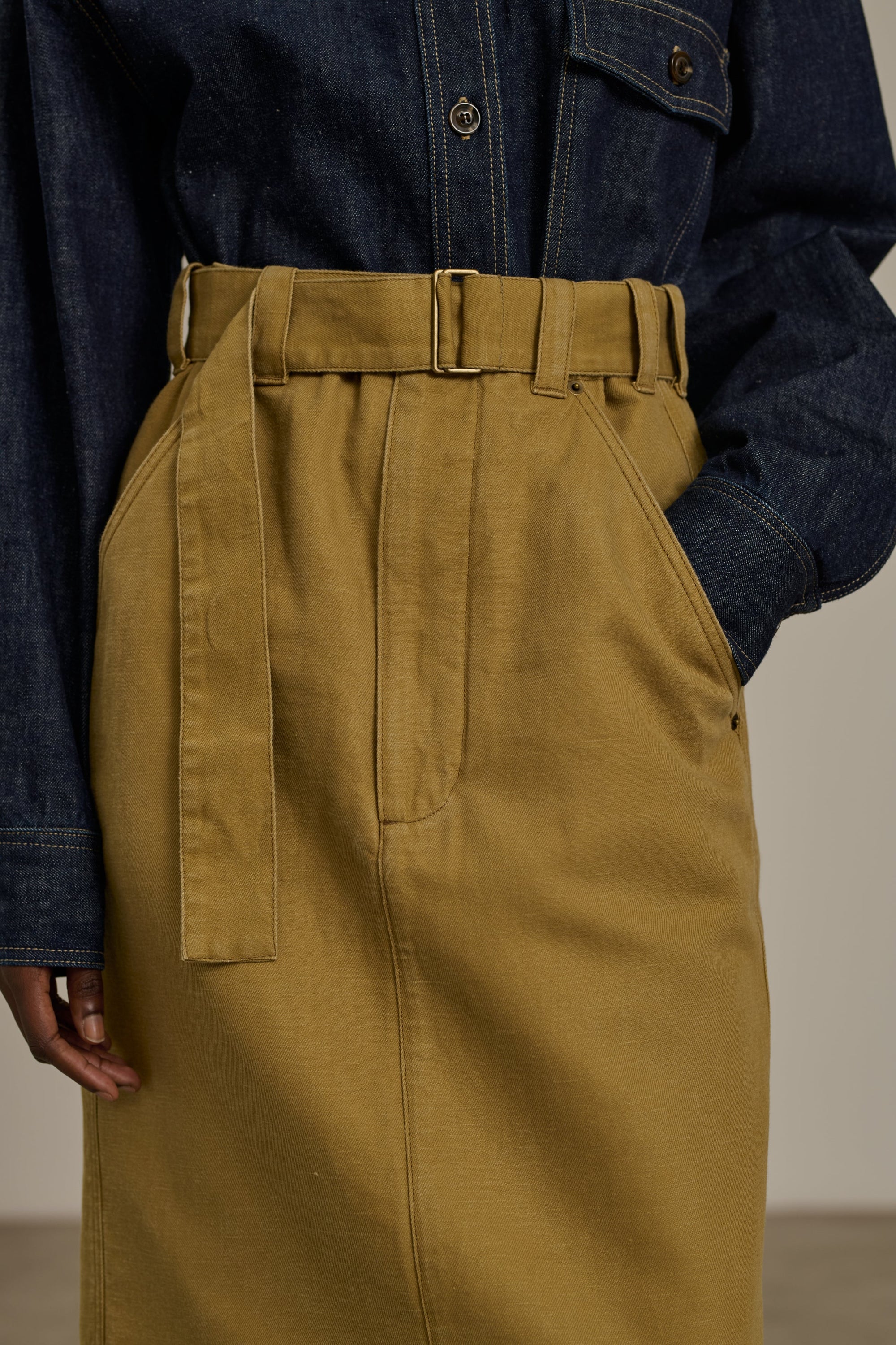 BEIGE JUPE CLARA