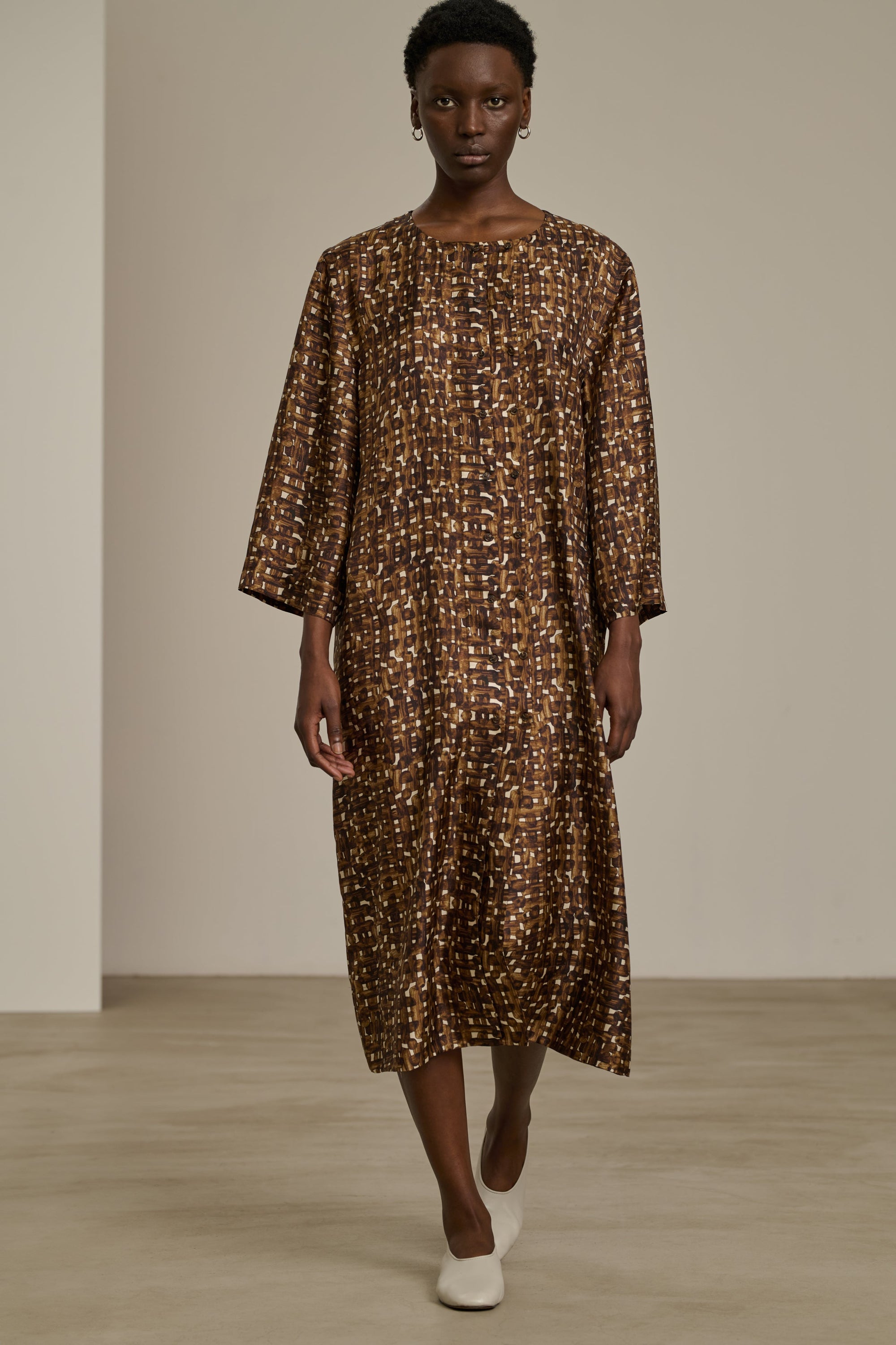 55 / NEW   ROBE CHAINE & TRAME URUGUAY