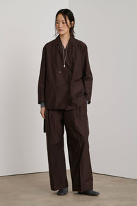 MARRON VESTE CASUAL DREW