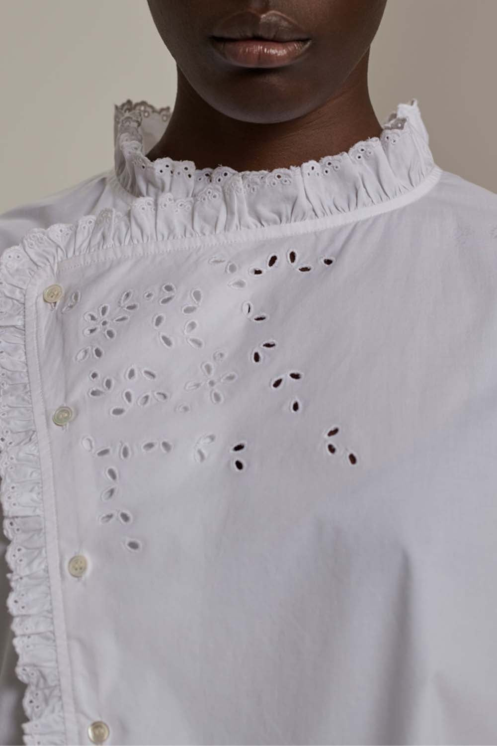 BLANC BLOUSE CLAUDIA