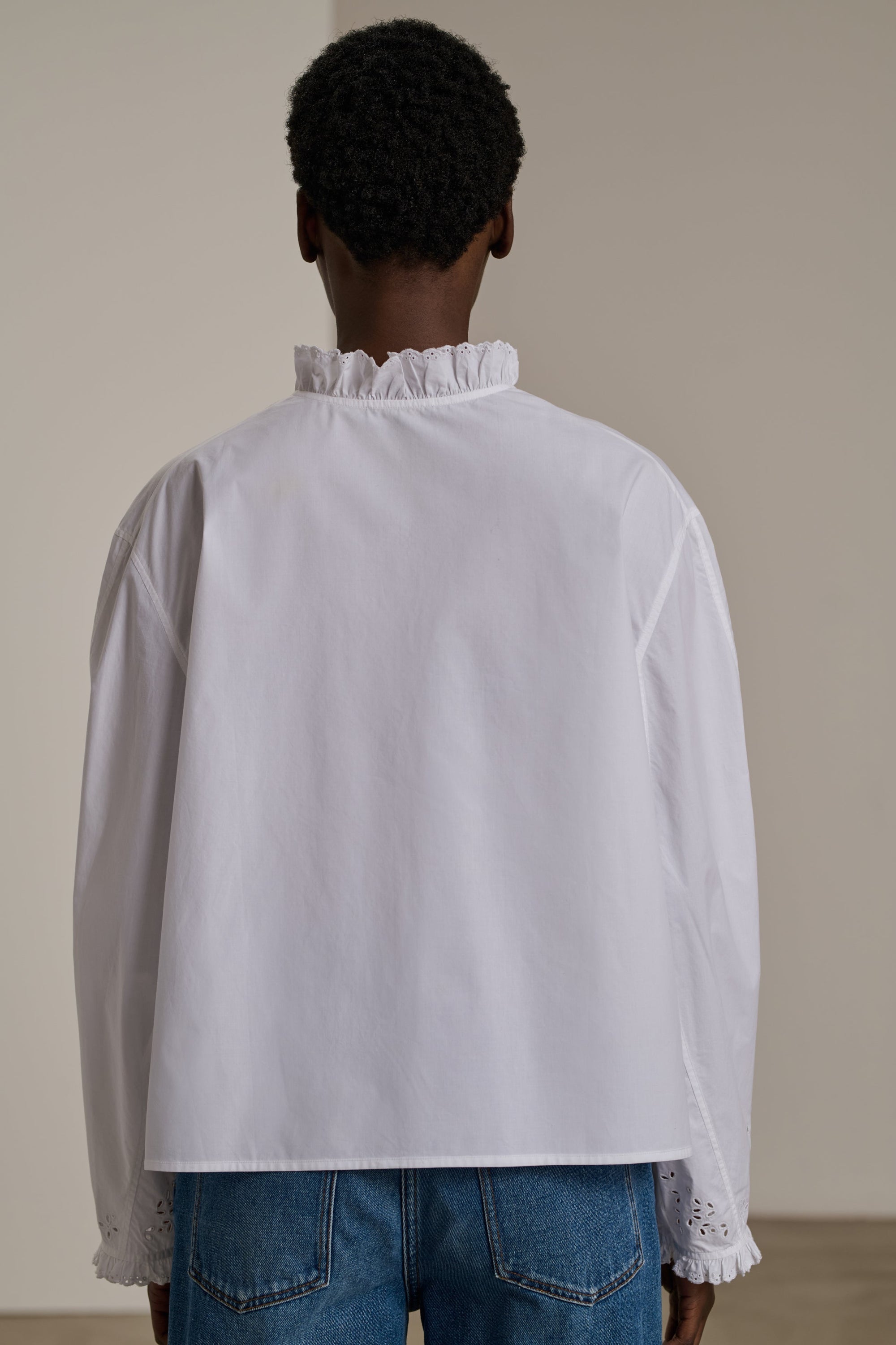 BLANC BLOUSE CLAUDIA