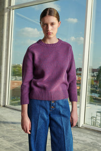 VIOLET _ Pull Envie en laine - Violet