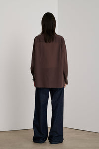 MARRON BLOUSE ELEANORE