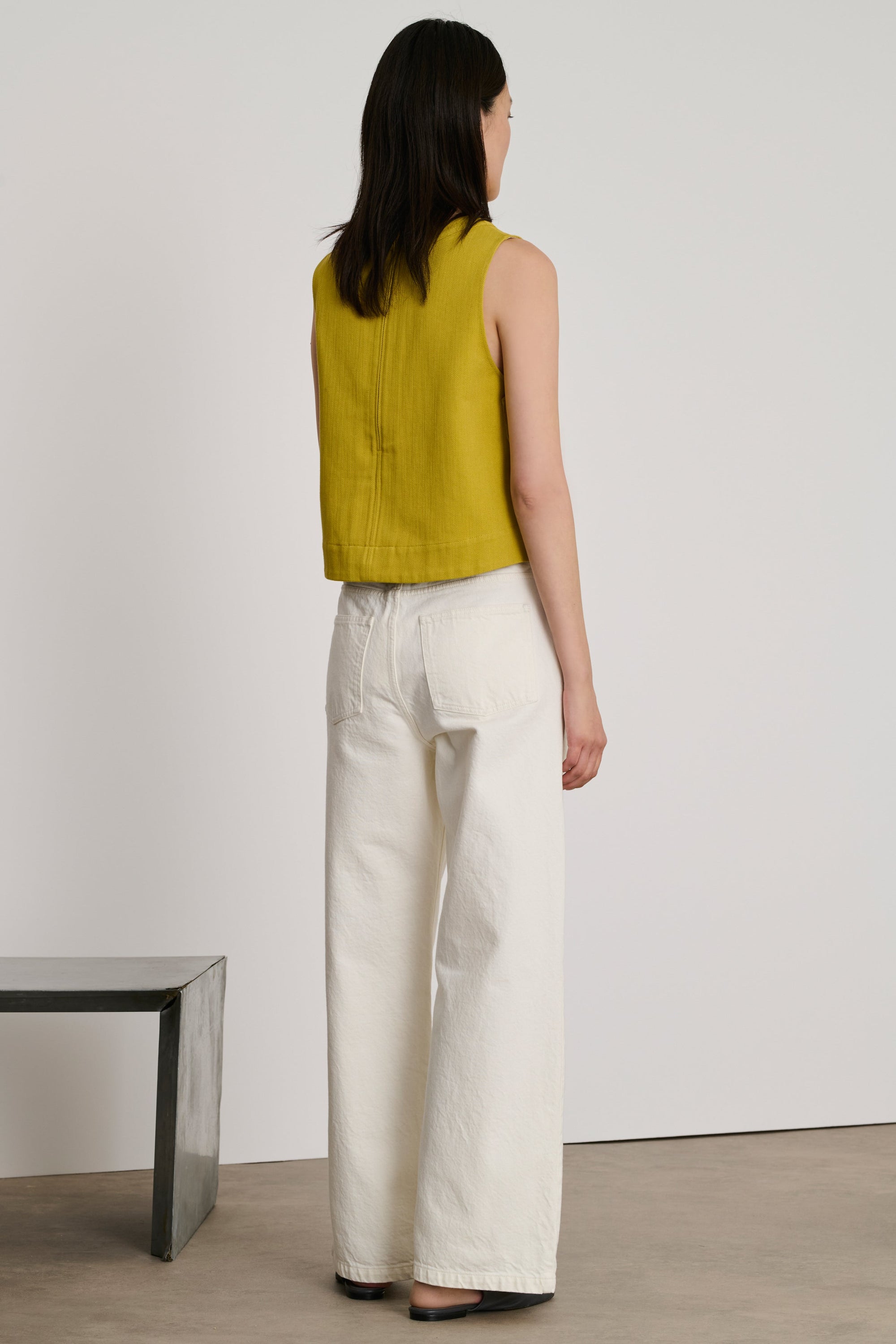 JAUNE DORE TOP PAMPA