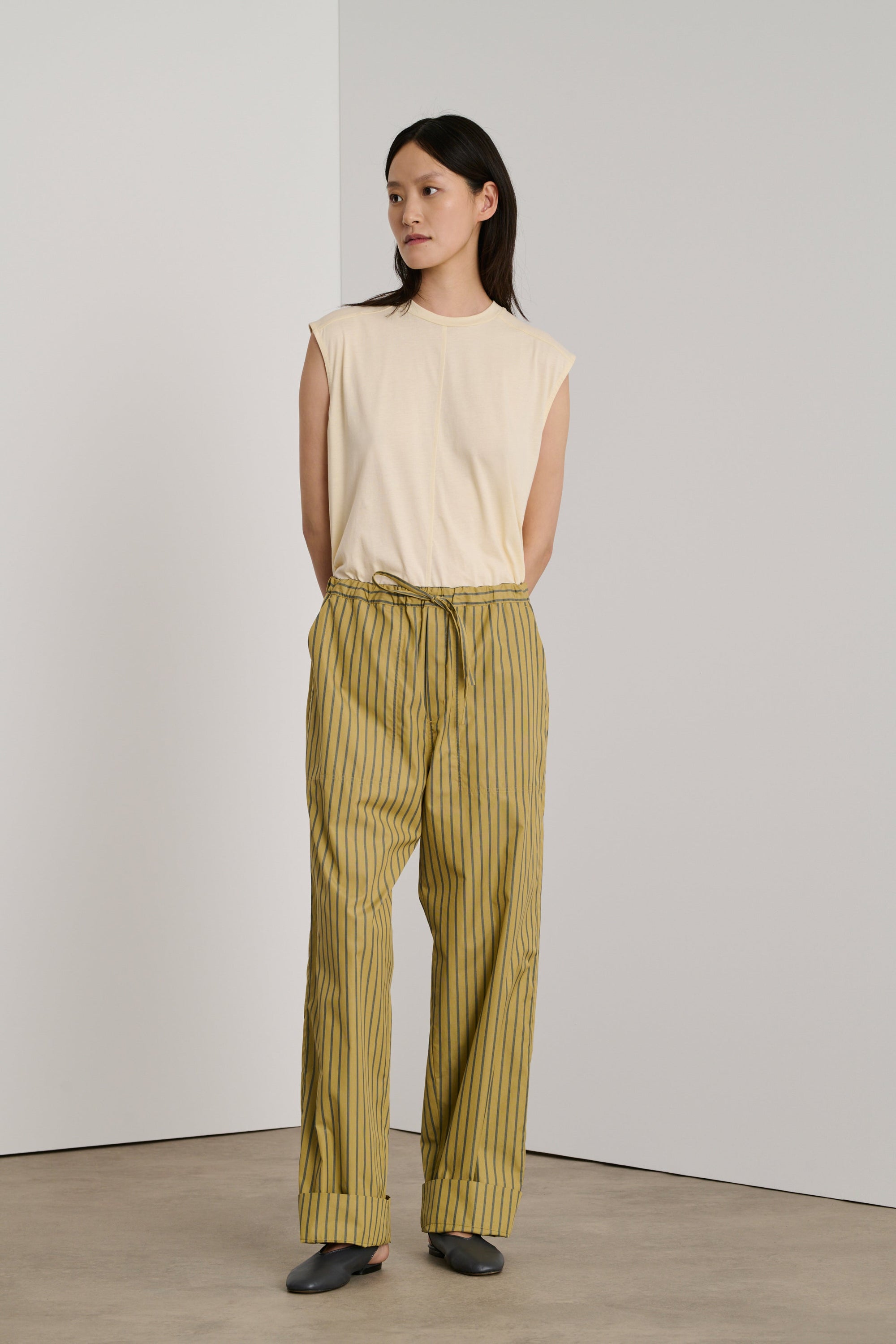 OCRE/VERT PANTALON ALBERT