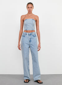 Denim Tube - Blue