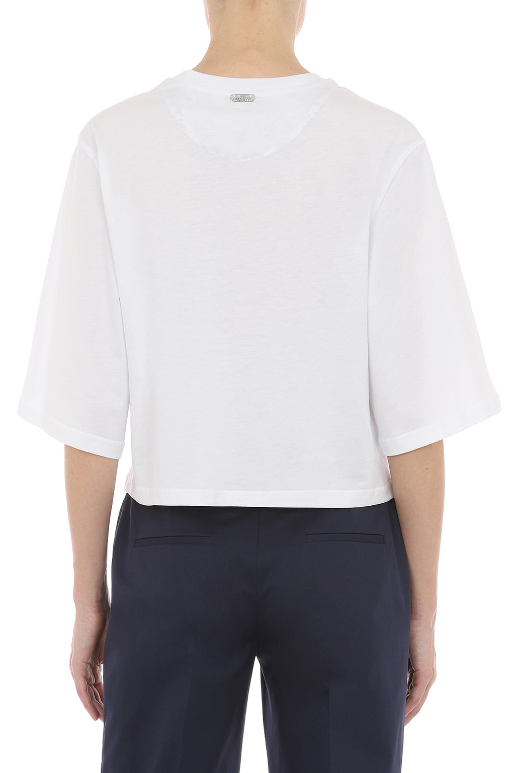 T-shirt avec broderie florale - White