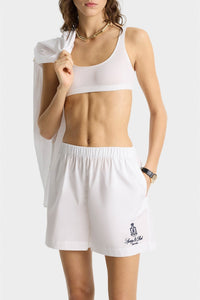 Short boxer Vendome à taille élastique - White
