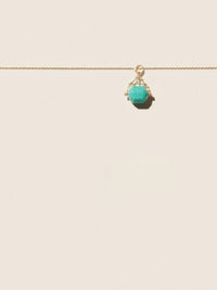Collier Malo en or jaune - Turquoise