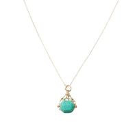 Collier Malo en or jaune - Turquoise