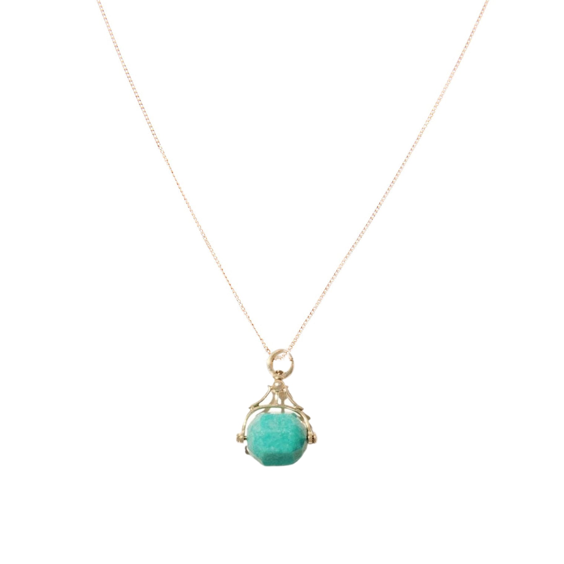 Collier Malo en or jaune - Turquoise