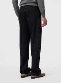 NAVY FOUR POCKETS DENIM PANTS (NR)
