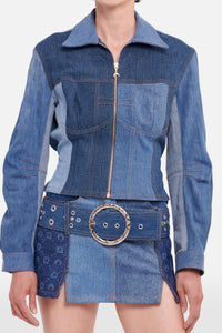 PRIX MARQUE : 150€_Medium Dark Blue Jupe - Medium Dark Blue