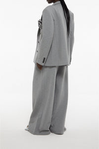 Blazer boxy double boutonnage - Grey