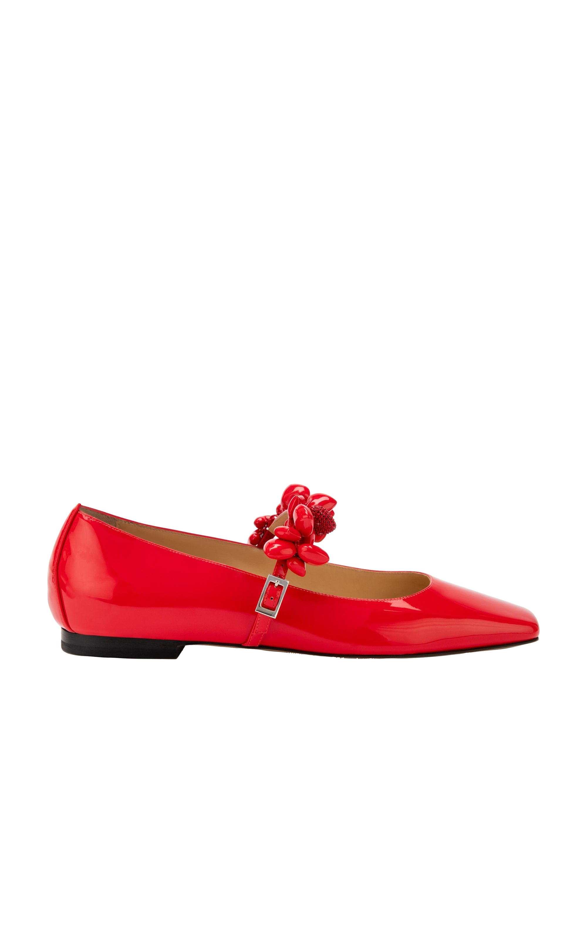 Puffy Heart ballerinas in patent leather - Red