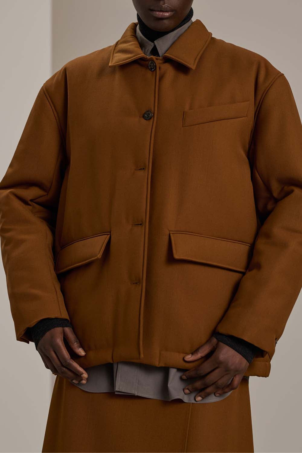 CARAMEL VESTE CASUAL CATALOGNE