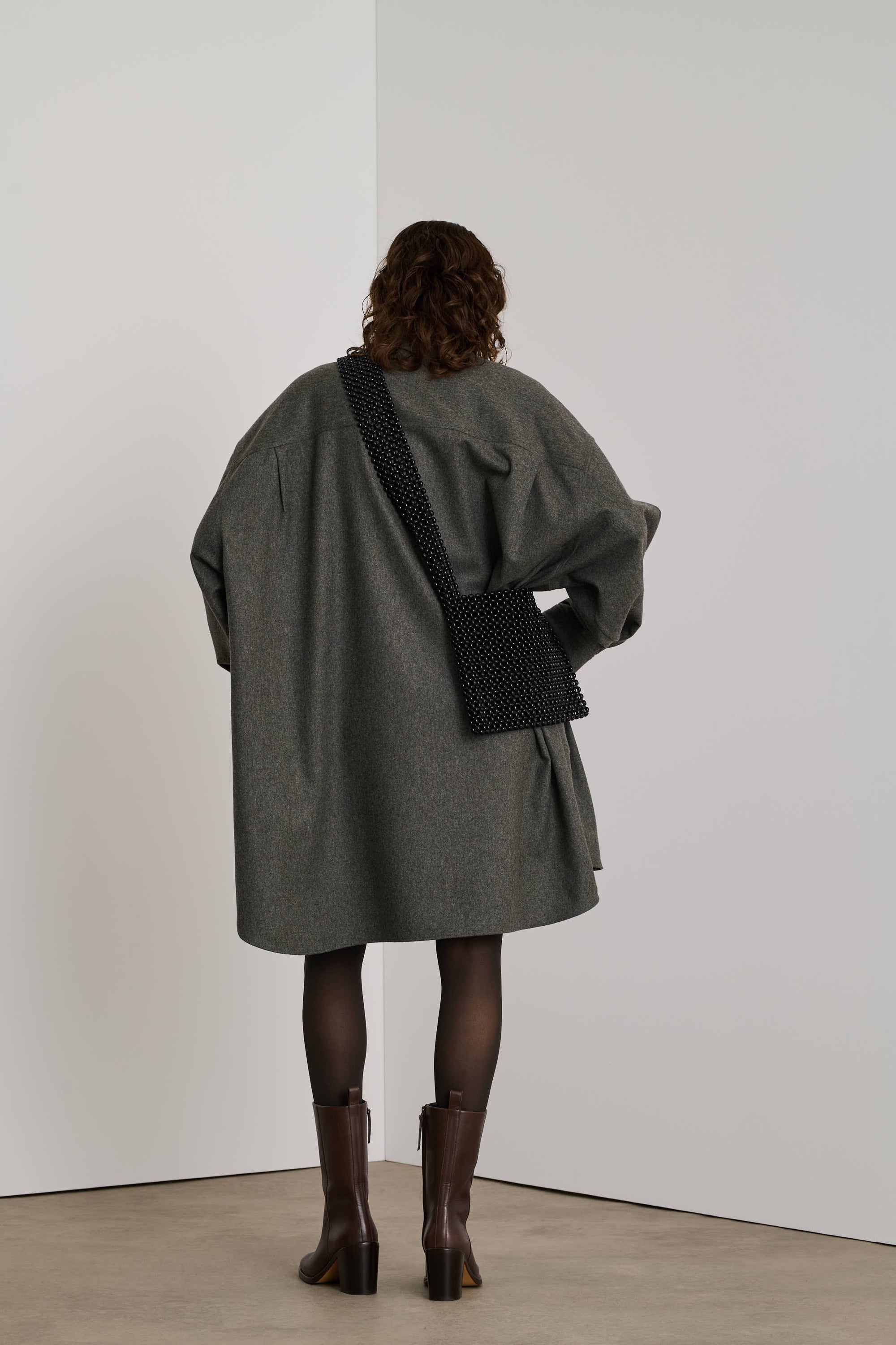 GRIS CLAIR ROBE CHAINE & TRAME CANDIDE