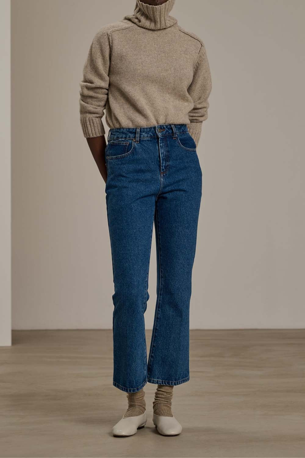 DENIM BLEU DELAVE JEAN PATTE ELEPHANT FRANCISCO
