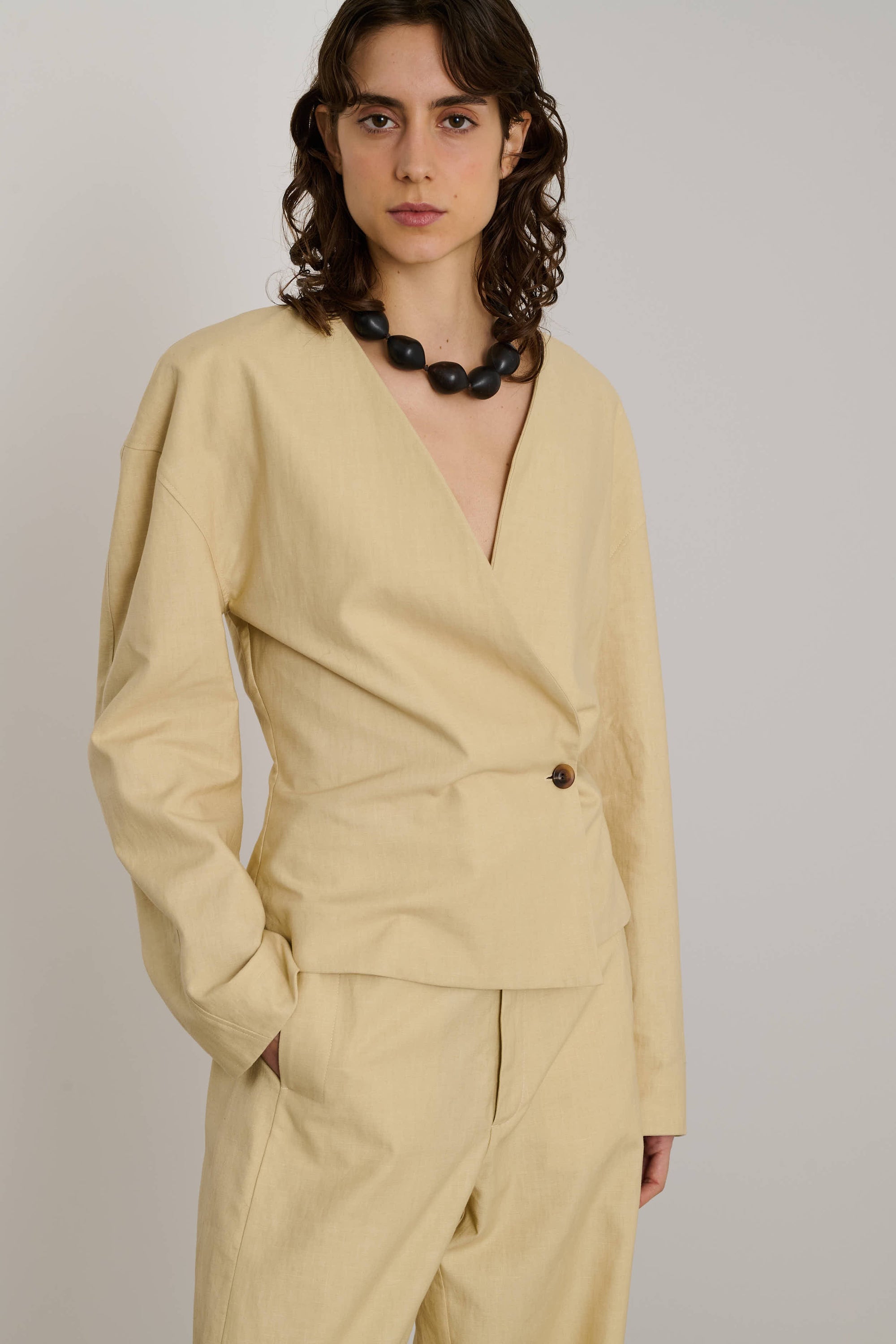 ECRU VESTE CASUAL DILLY