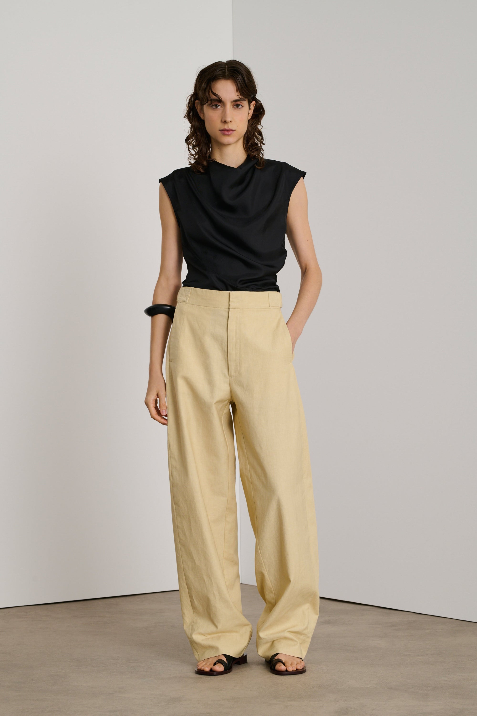 ECRU PANTALON WALLY