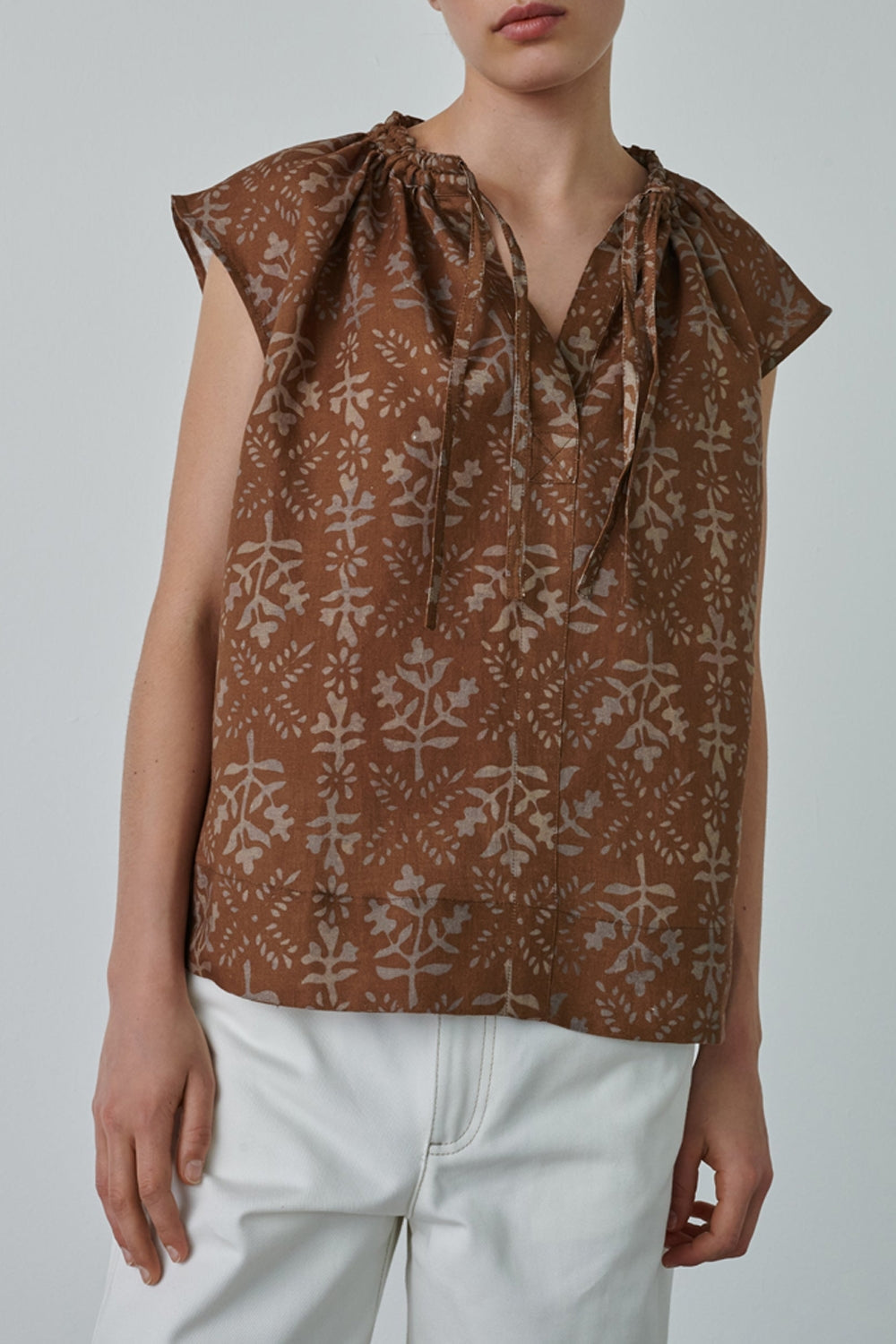 MARRON/PARME CHEMISE TANGER