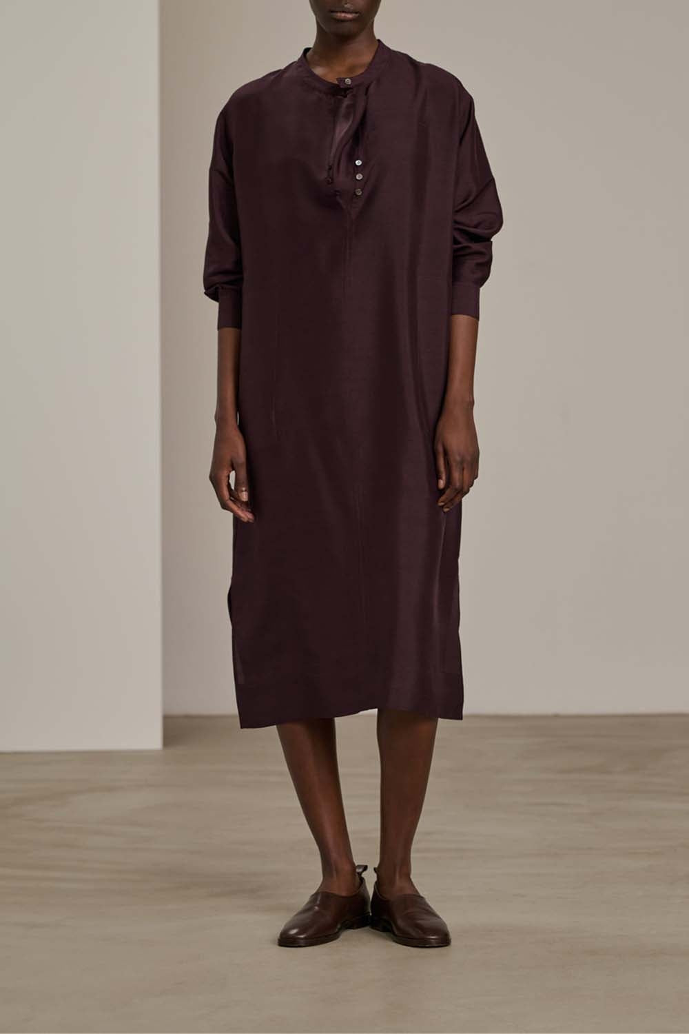 AUBERGINE ROBE CHAINE & TRAME CABOURG