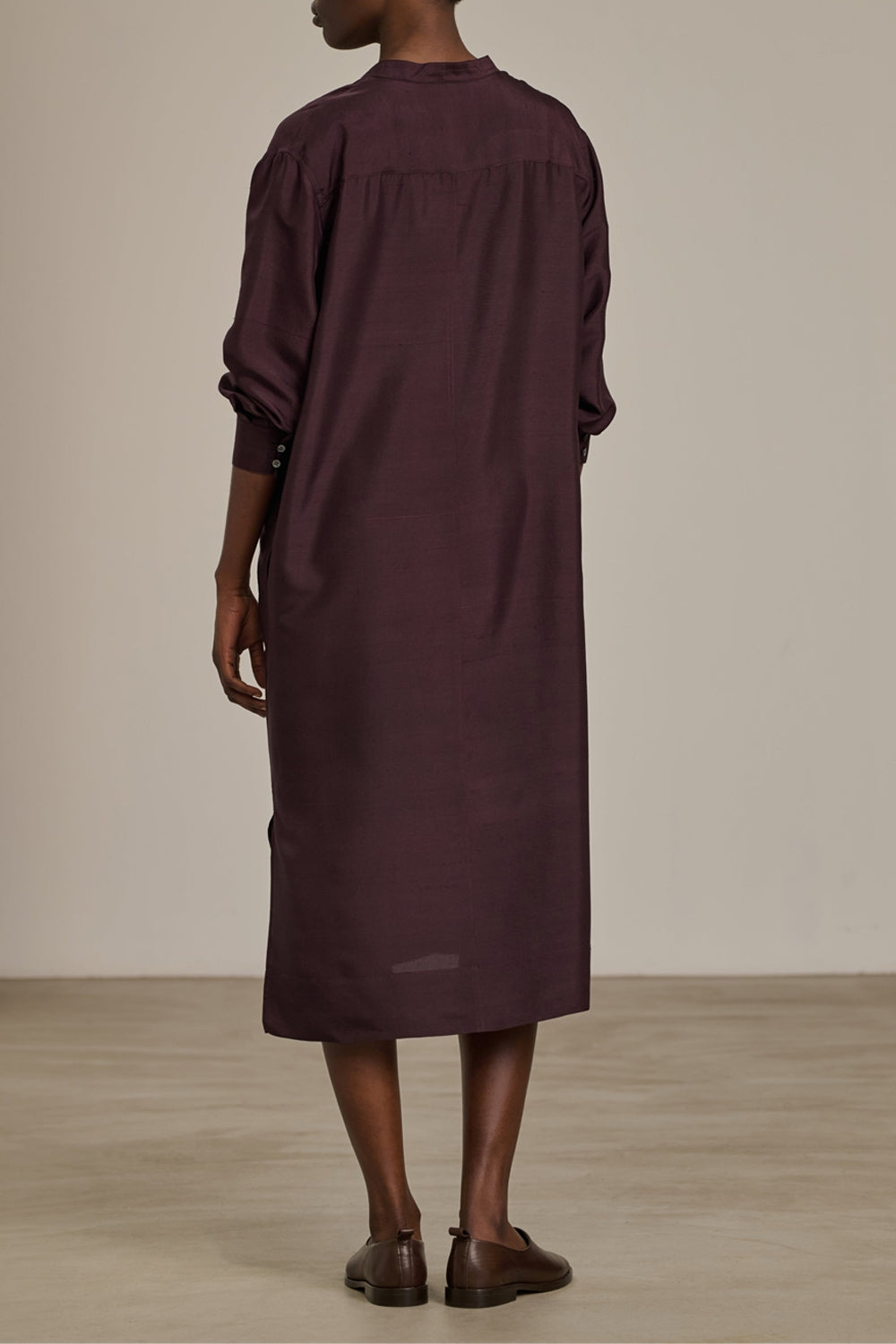 AUBERGINE ROBE CHAINE & TRAME CABOURG