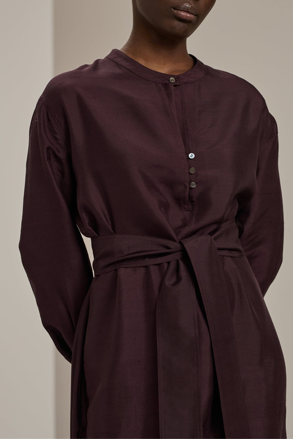 AUBERGINE ROBE CHAINE & TRAME CABOURG